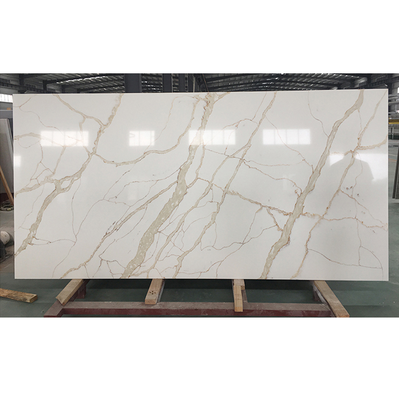 Artificial Calacatta Gold Quartz Stone Slabs