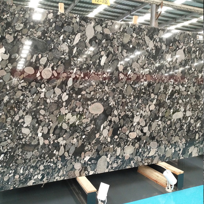 Black Marinace granite Slab