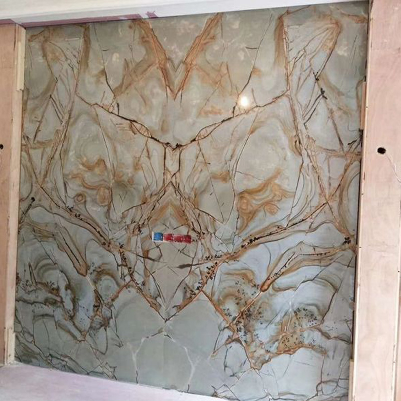 Roman impression yellow granite