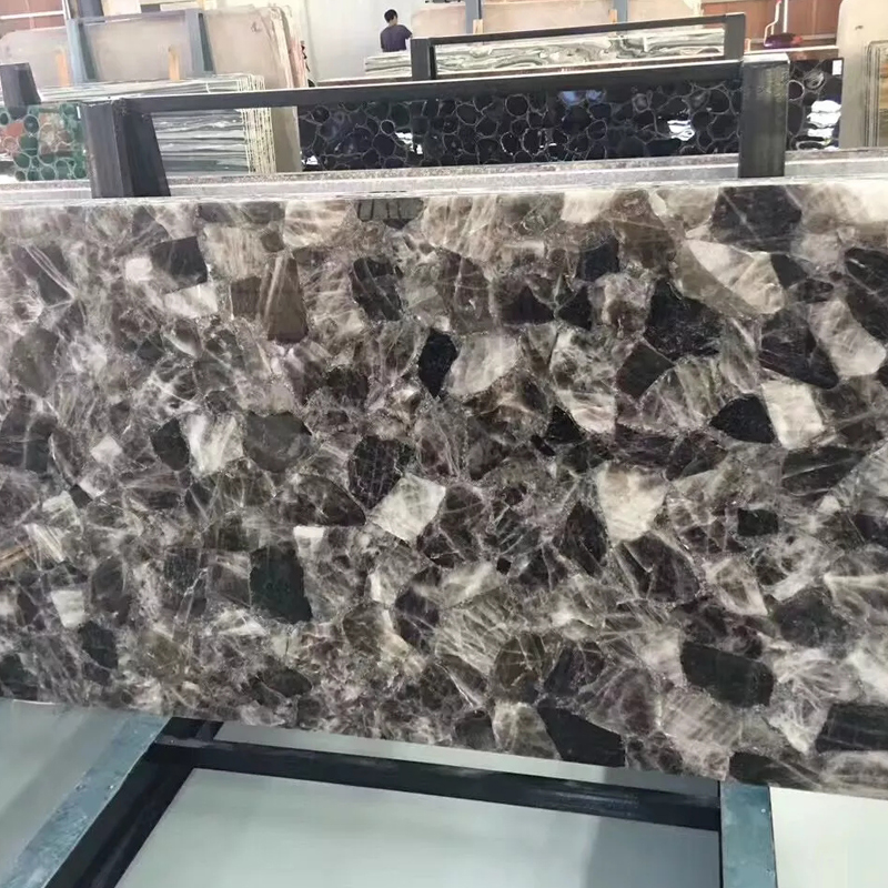 The brown gemstone smoky quartz