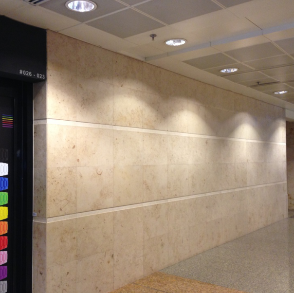 Crema Luna Limestone Slab