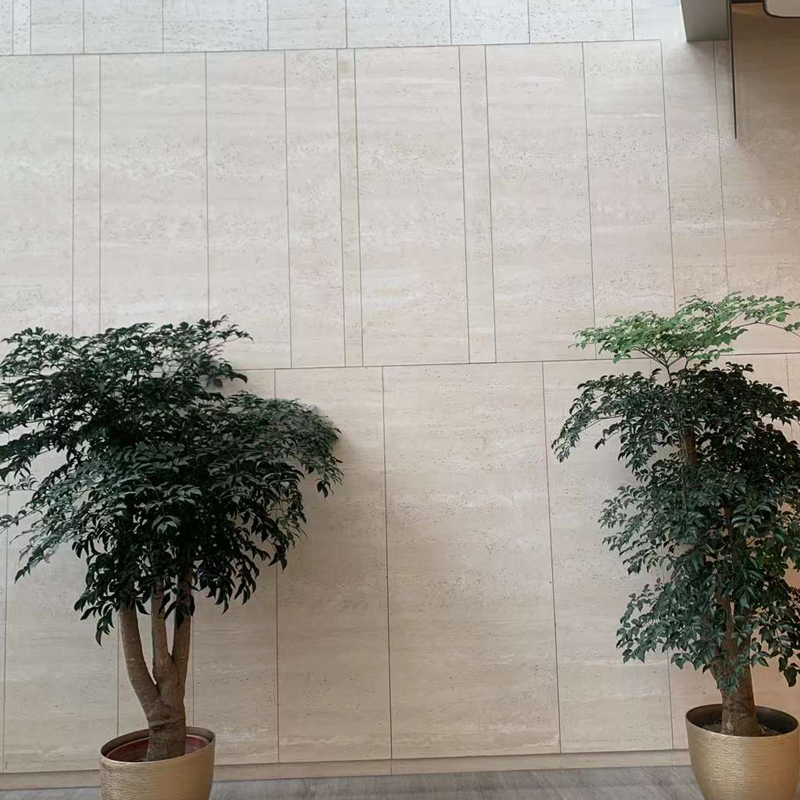 Ivory Travertine Slab