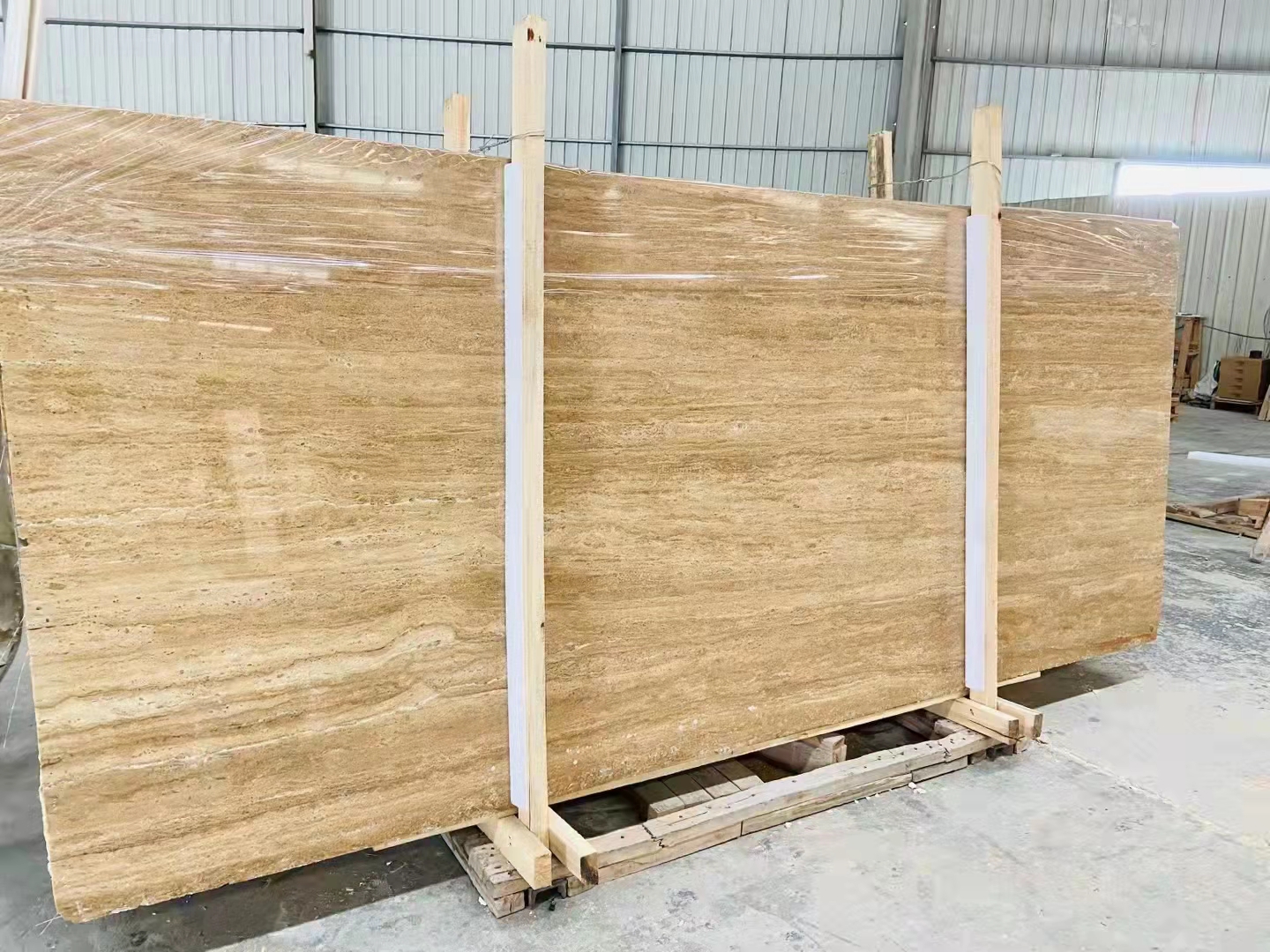 Beige Travertine Slabs